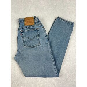 Vintage Levis Jeans Womens Sz 12 Reg Long 550 USA 90s Tapered High Rise‎ Relaxed